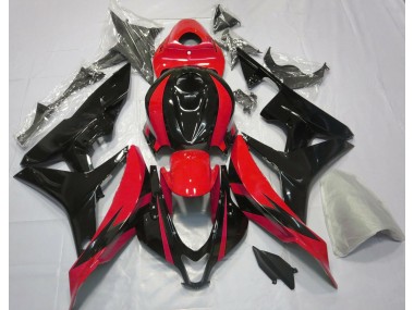 2007-2008 Conception Rouge & Noire OEM CBR600RR Carénage