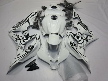 2007-2008 Conception Spéciale Blanc Brillant CBR600RR Carénage