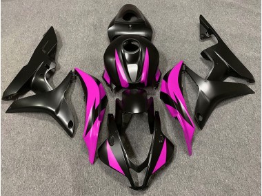 2007-2008 Design Noir Mat & Rose CBR600RR Carénage