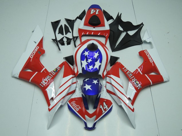 2007-2008 Geico 14 CBR600RR Carénage 2007-2008 Geico 14 CBR600RR Carénage