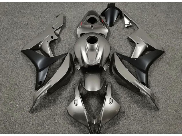 2007-2008 Gris Brillant & Noir CBR600RR Carénage 2007-2008 Gris Brillant & Noir CBR600RR Carénage