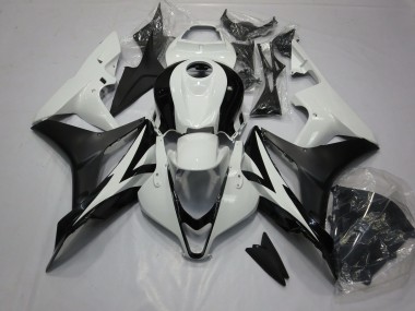 2007-2008 Nettoyer Le Noir & Le Blanc CBR600RR Carénage