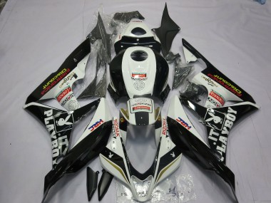 2007-2008 Noir & Blanc Playboy CBR600RR Carénage
