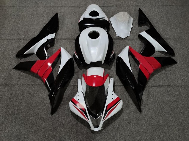 2007-2008 Noir Blanc & Rouge CBR600RR Carénage 2007-2008 Noir Blanc & Rouge CBR600RR Carénage