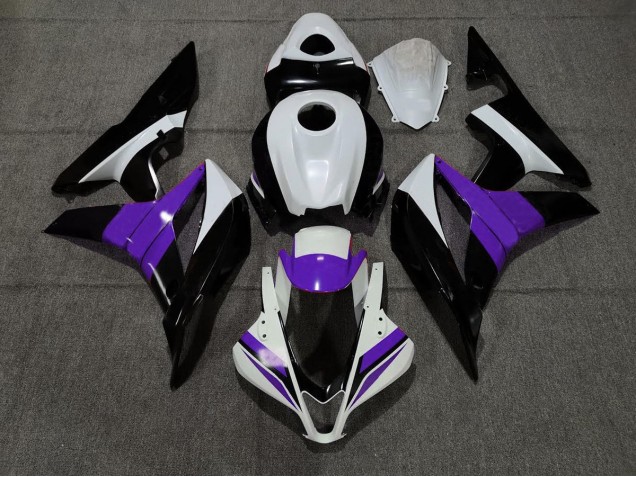 2007-2008 Noir Blanc & Violet CBR600RR Carénage 2007-2008 Noir Blanc & Violet CBR600RR Carénage
