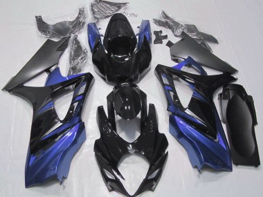 2007-2008 Noir Brillant & Bleu GSXR 1000 Carénage