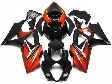 2007-2008 Noir Brillant & Bronze Doré GSXR 1000 Carénage