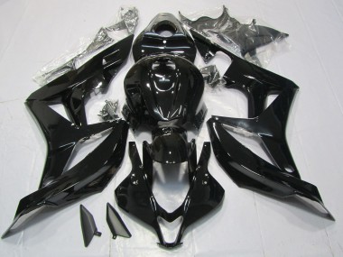 2007-2008 Noir Brillant CBR600RR Carénage