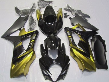 2007-2008 Noir Brillant & Jaune GSXR 1000 Carénage