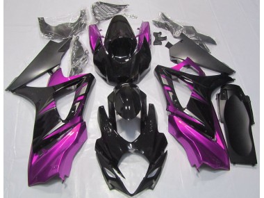 2007-2008 Noir Brillant & Rose GSXR 1000 Carénage