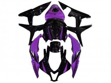 2007-2008 Noir Brillant & Violet CBR600RR Carénage