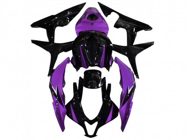 2007-2008 Noir Brillant & Violet CBR600RR Carénage 2007-2008 Noir Brillant & Violet CBR600RR Carénage