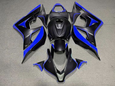 2007-2008 Noir Mat & Bleu CBR600RR Carénage
