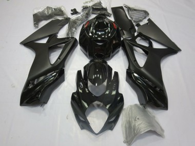 2007-2008 Noir Mat Brillant GSXR 1000 Carénage