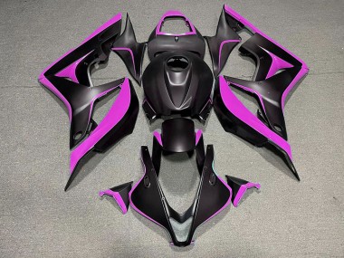 2007-2008 Noir Mat & Rose CBR600RR Carénage