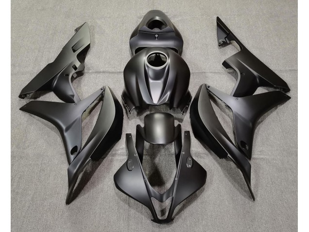 2007-2008 Noir Mat Uni CBR600RR Carénage 2007-2008 Noir Mat Uni CBR600RR Carénage