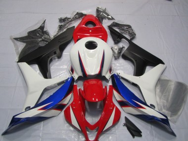 2007-2008 OEM Conception De Style Blanc Rouge Bleu CBR600RR Carénage