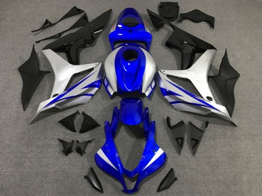 2007-2008 OEM Style Bleu & Argent CBR600RR Carénage