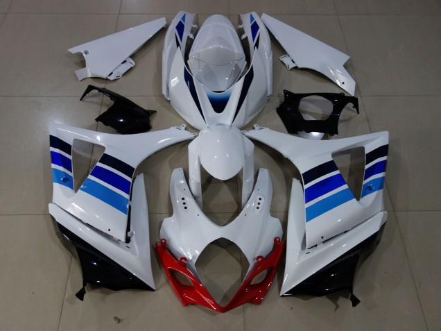 2007-2008 OEM Style Bleu & Blanc GSXR 1000 Carénage 2007-2008 OEM Style Bleu & Blanc GSXR 1000 Carénage