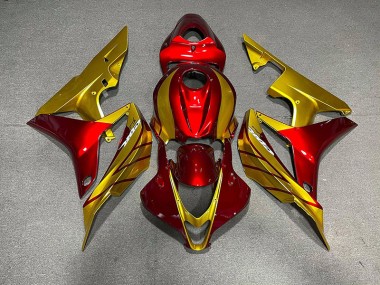 2007-2008 Or Rouge CBR600RR Carénage