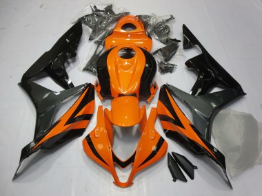 2007-2008 Orange Gris & Noir CBR600RR Carénage