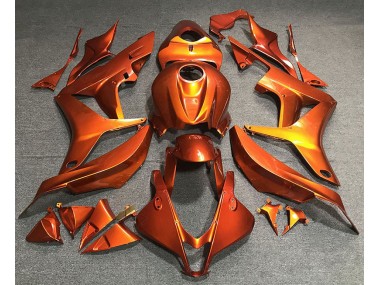 2007-2008 Orange Plat CBR600RR Carénage