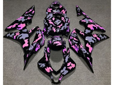 2007-2008 Rose & Gris Camouflage CBR600RR Carénage