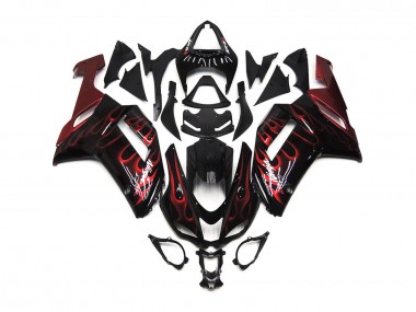 2007-2008 Rosso Lucido Fiamma ZX6R Carénage