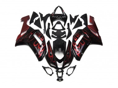2007-2008 Rosso Lucido Fiamma ZX6R Carénage