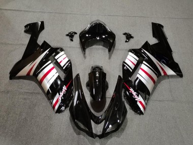 2007-2008 Rouge Argent & Noir ZX6R Carénage