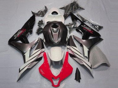 2007-2008 Rouge Blanc & Gris CBR600RR Carénage