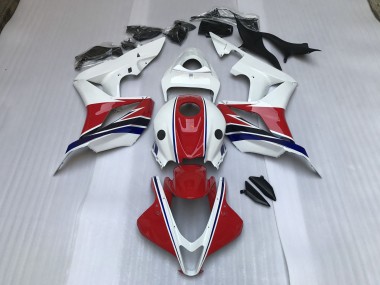 2007-2008 Rouge Brillant & Blanc CBR600RR Carénage