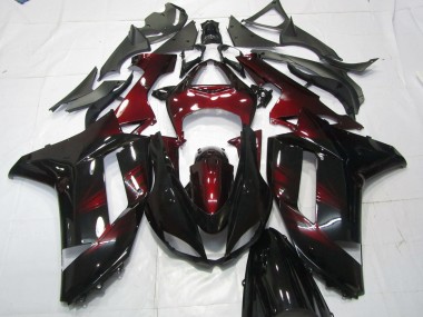 2007-2008 Rouge Foncé ZX6R Carénage