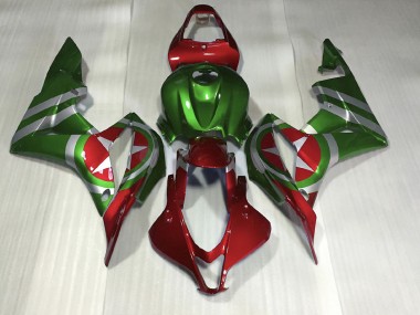 2007-2008 Rouge & Vert Captain America CBR600RR Carénage