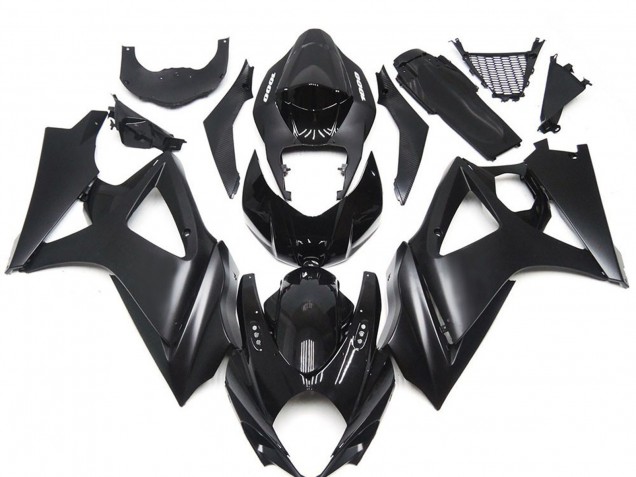 2007-2008 Slick Noir Mat Personnalisé GSXR 1000 Carénage 2007-2008 Slick Noir Mat Personnalisé GSXR 1000 Carénage