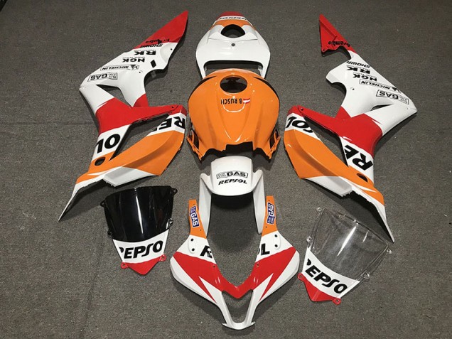 2007-2008 Style Blanc Repsol CBR600RR Carénage 2007-2008 Style Blanc Repsol CBR600RR Carénage