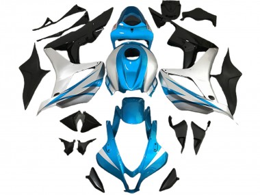 2007-2008 Style Bleu Clair & Argent OEM CBR600RR Carénage