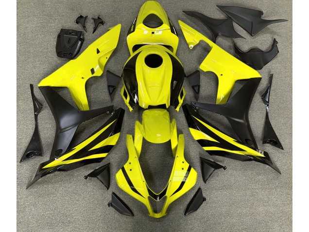 2007-2008 Style Jaune OEM CBR600RR Carénage 2007-2008 Style Jaune OEM CBR600RR Carénage