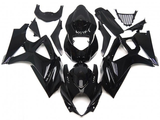 2007-2008 Style Noir Brillant GSXR 1000 Carénage 2007-2008 Style Noir Brillant GSXR 1000 Carénage