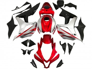 2007-2008 Style Rouge & Argent OEM CBR600RR Carénage
