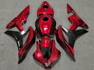 2007-2008 Style Rouge Foncé OEM CBR600RR Carénage