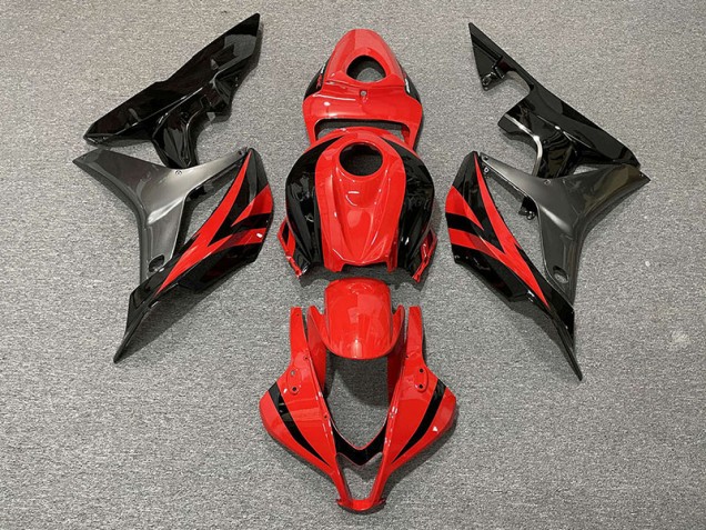 2007-2008 Style Rouge OEM & Gris CBR600RR Carénage