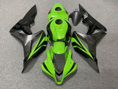 2007-2008 Style Vert Électrique OEM & Gris CBR600RR Carénage
