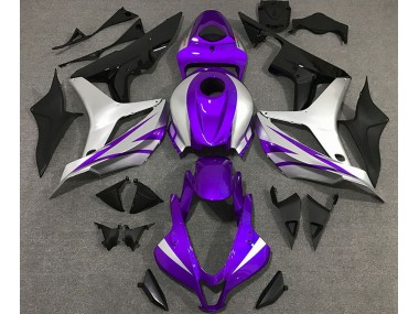 2007-2008 Style Violet & Argent OEM CBR600RR Carénage
