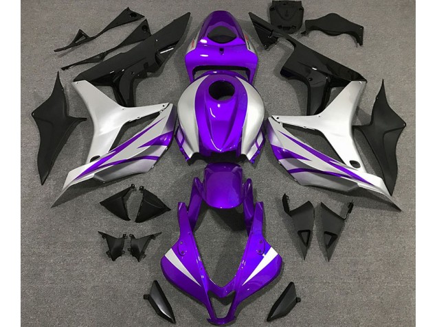 2007-2008 Style Violet & Argent OEM CBR600RR Carénage 2007-2008 Style Violet & Argent OEM CBR600RR Carénage