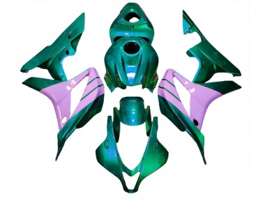 2007-2008 Turquoise & Rose CBR600RR Carénage