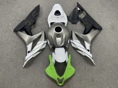 2007-2008 Vert Blanc & Gris CBR600RR Carénage