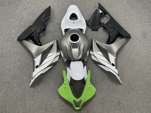 2007-2008 Vert Blanc & Gris CBR600RR Carénage 2007-2008 Vert Blanc & Gris CBR600RR Carénage