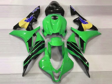 2007-2008 Vert & Bleu Taureau CBR600RR Carénage