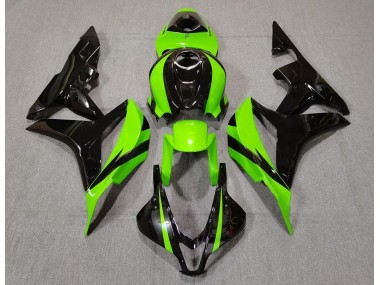 2007-2008 Vert Lime & Noir CBR600RR Carénage